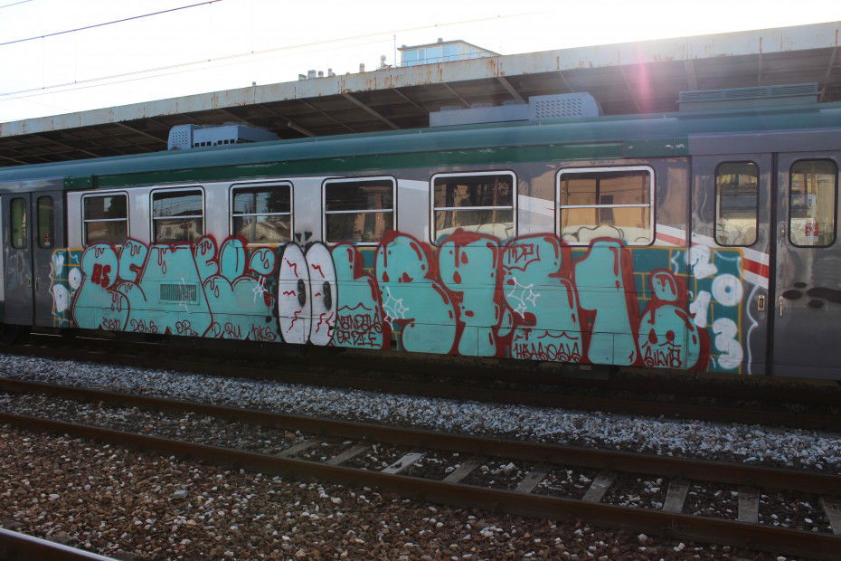 Graffiti Train - Photo by Vandal