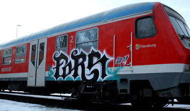 Graffiti Train - Photo by Vandal (2011)
