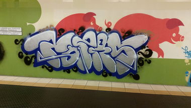 Graffiti Bombing - Photo by Varea