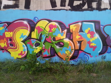 Graffiti Wall - Photo by Varea - Bash, sbahn (2012)