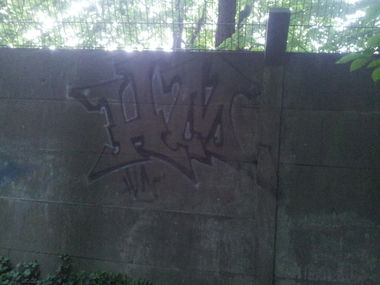 Graffiti Bombing - Photo by Varea - oldschool, hm, müngersdorf