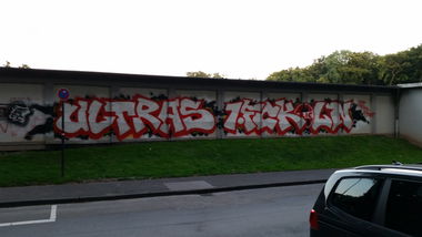 Graffiti Wall - Photo by Varea - ultras, sektionstadionverbot, 1.fc (2015)
