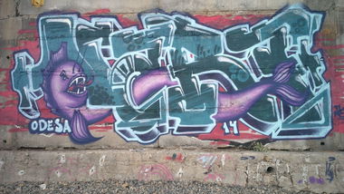 Graffiti Wall in Одеса - Photo by Varf (2014)