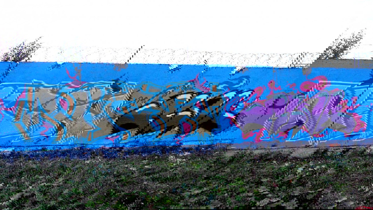 Graffiti Wall in Saint Petersburg - Photo by Veekeveryweek - Vick, Alva (2013)