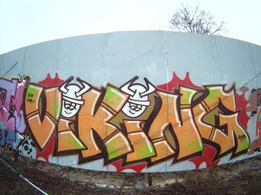 Graffiti Wall in Saint Petersburg - Photo by Veekeveryweek - Viking, Veek, Viker (2013)