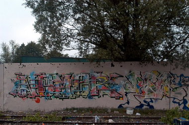 Graffiti Wall - Photo by Vene - nomor, ker