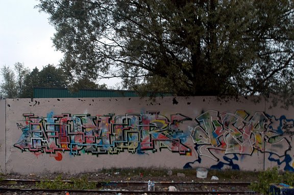 Graffiti Wall - Photo by Vene - nomor, ker