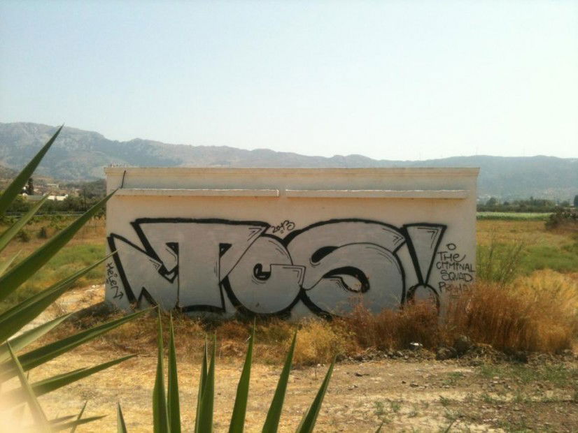Graffiti Bombing in Kos - Photo by Verdants - Tcs, Helen (2013)
