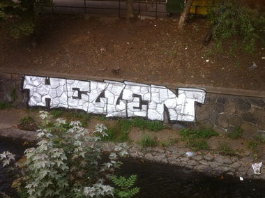 Graffiti Wall - Photo by Verdants - Helen, Tcs, Bats (2013)