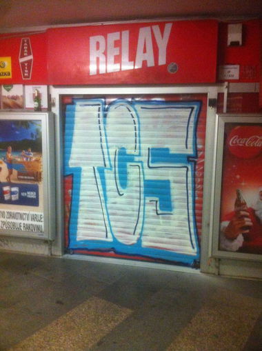 Graffiti Bombing in Prague - Photo by Verdants - Helen, Tcs (2013)