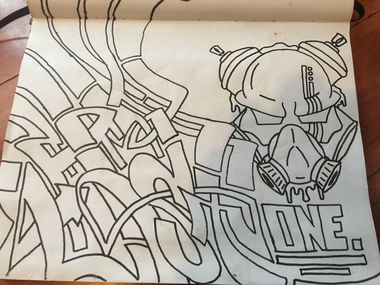 Graffiti Sketch - Photo by Verno