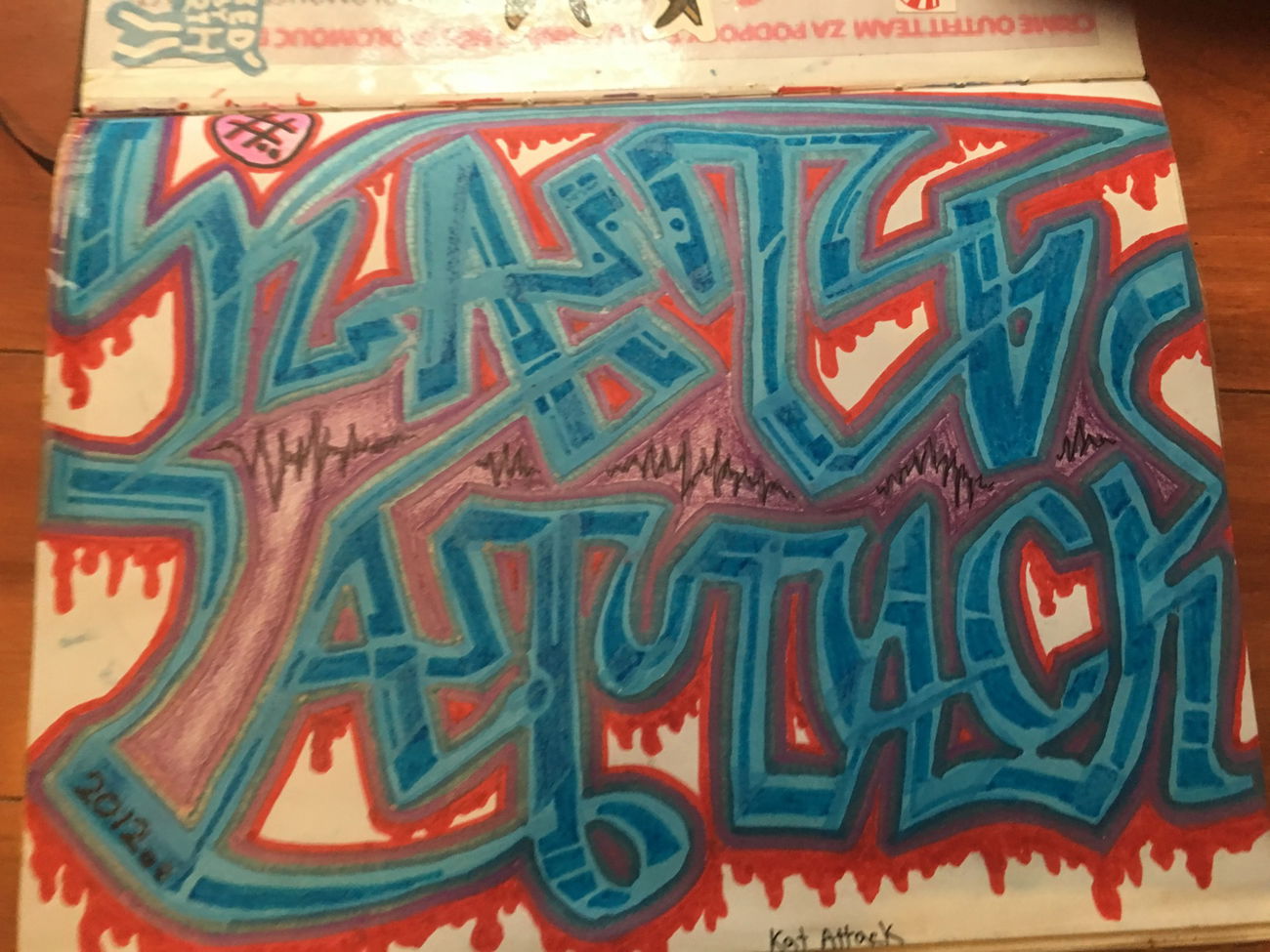 Graffiti Sketch in Shepparton - Photo by Verno