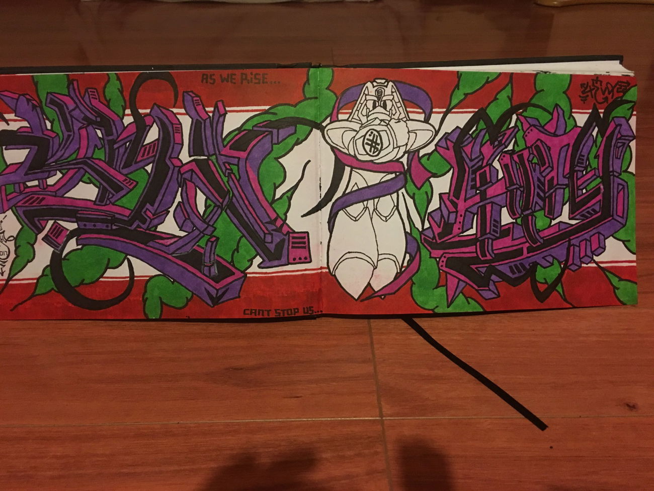 Graffiti Sketch in Australia - Photo by Verno (2017)