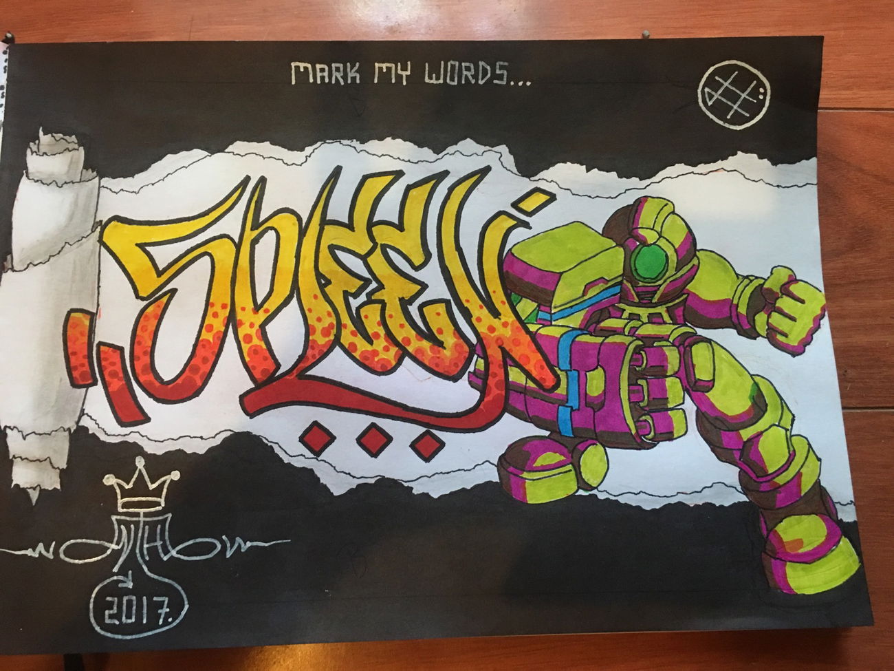 Graffiti Wall - Photo by Verno (2017)