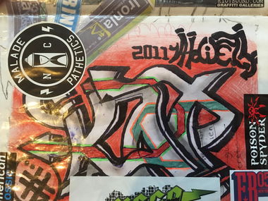 Graffiti Bombing in Shepparton - Photo by Verno