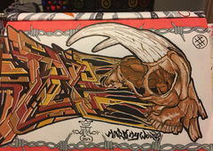 Graffiti Wall in Shepparton - Photo by Verno (2017)