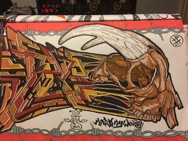 Graffiti Wall in Shepparton - Photo by Verno (2017)