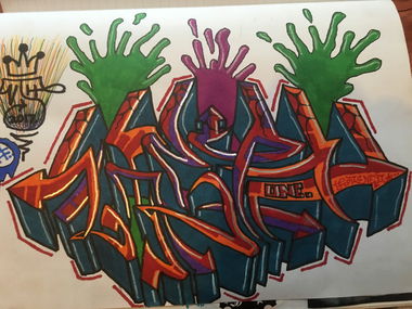 Graffiti Sketch - Photo by Verno