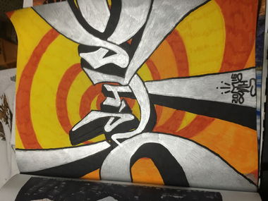 Graffiti Sketch in Australia - Photo by Verno (2017)