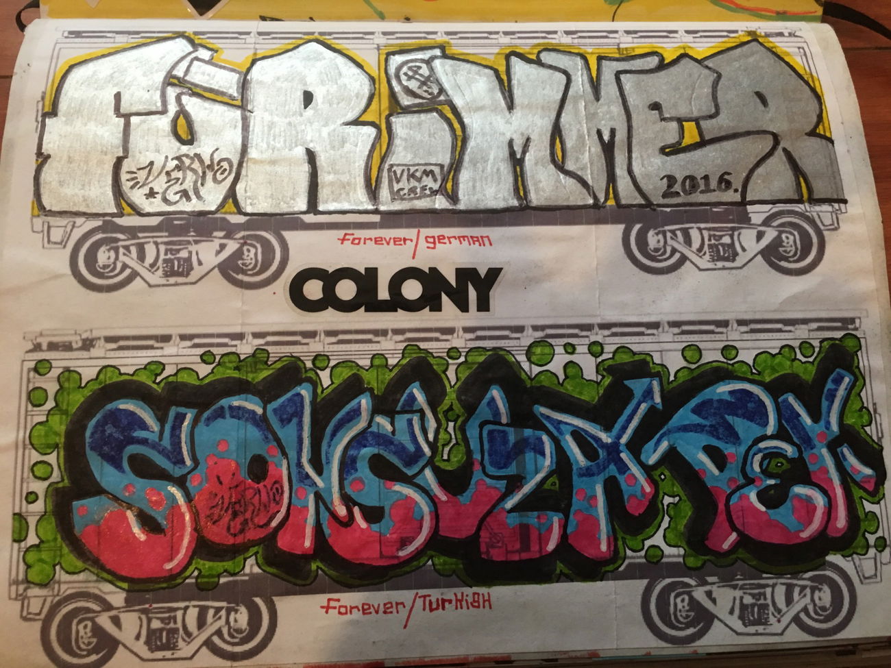 Graffiti Wall - Photo by Verno