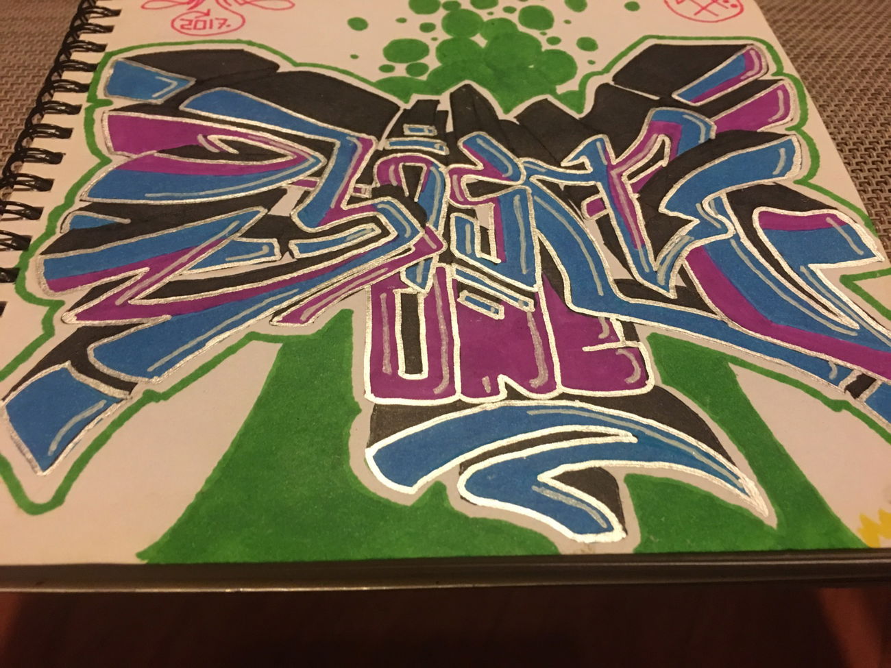 Graffiti Sketch in Shepparton - Photo by Verno