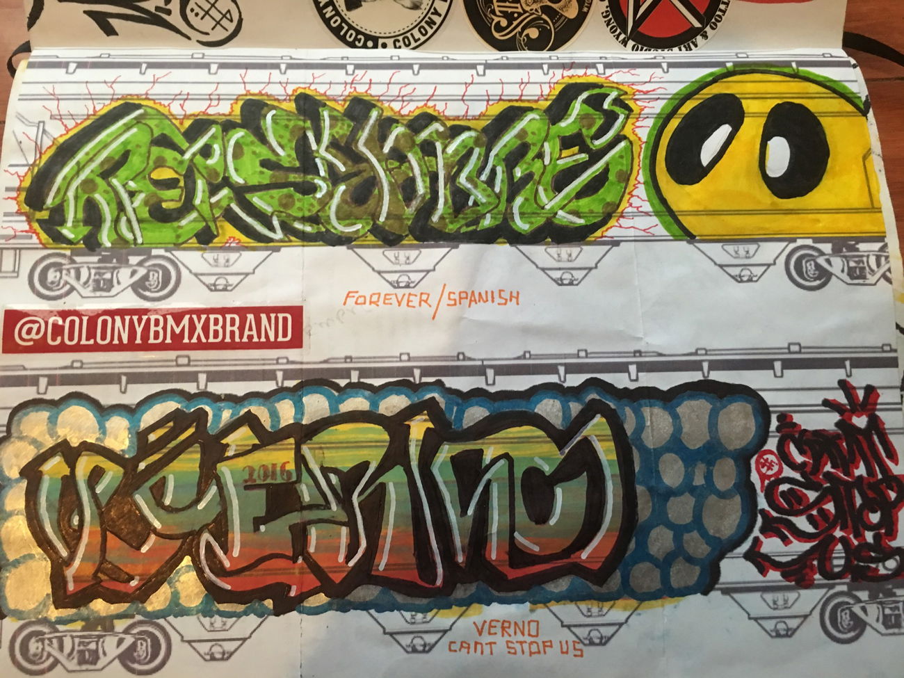 Graffiti Wall - Photo by Verno