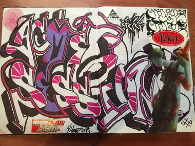 Graffiti Sketch in Shepparton - Photo by Verno