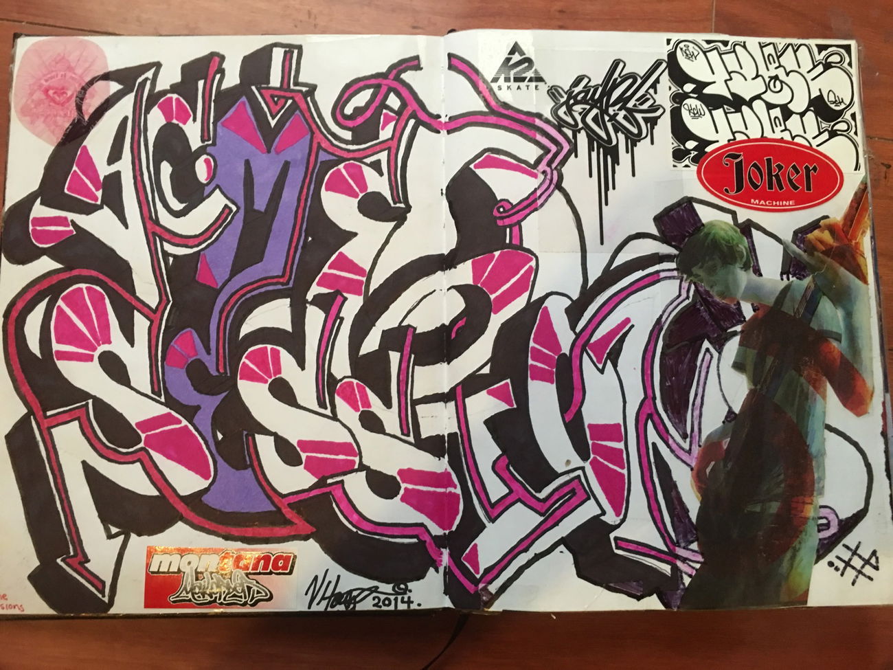 Graffiti Sketch in Shepparton - Photo by Verno