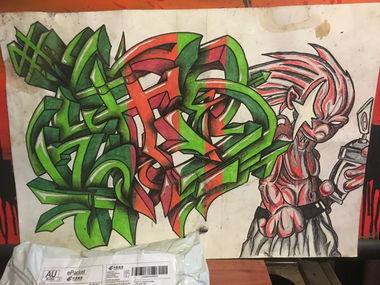 Graffiti Sketch - Photo by Verno