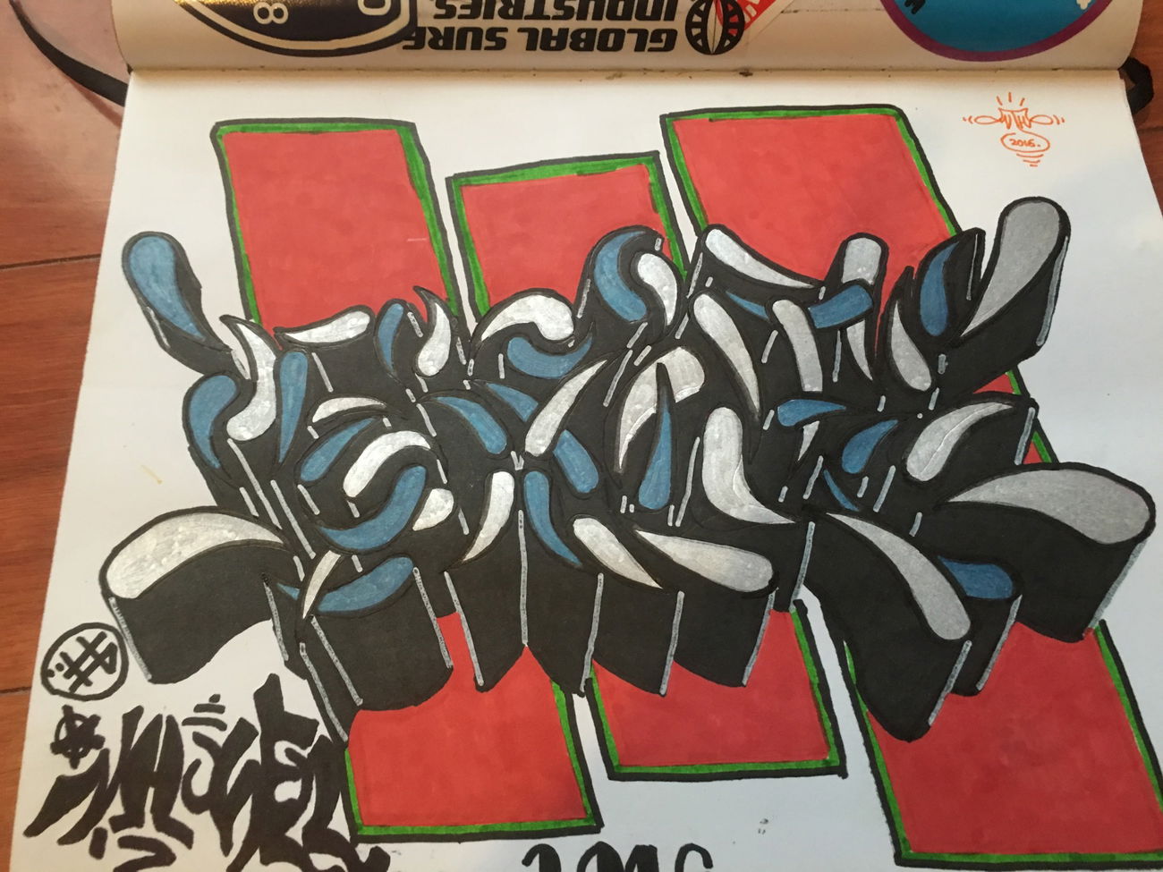 Graffiti Sketch - Photo by Verno