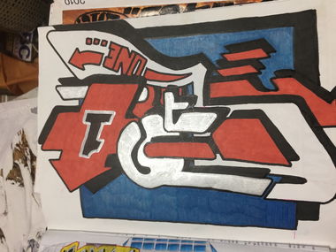 Graffiti Sketch in Australia - Photo by Verno (2017)