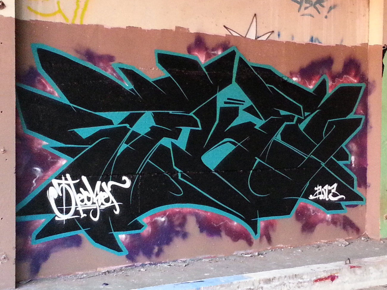 Graffiti Wall - Photo by Verstecker - stek, dresden