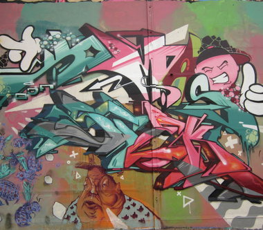 Graffiti Wall - Photo by Verstecker - Hmas, Stek, Andy.K