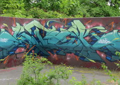 Graffiti Wall - Photo by Verstecker - stek, dresden