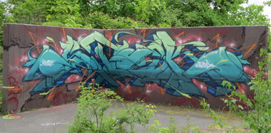 Graffiti Wall - Photo by Verstecker - stek, dresden