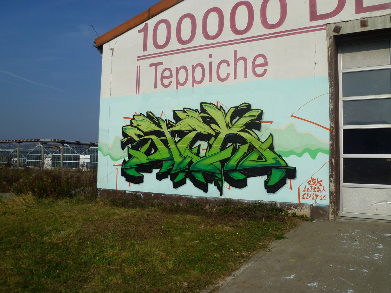 Graffiti Wall - Photo by Verstecker - Stek, Dresden, 2011