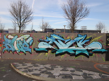Graffiti Wall - Photo by Verstecker - retro, stek, dresden
