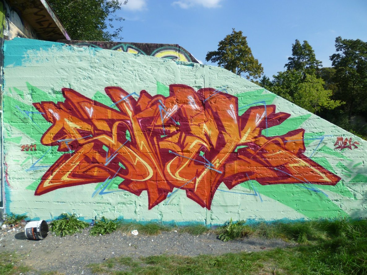 Graffiti Wall - Photo by Verstecker - Stek