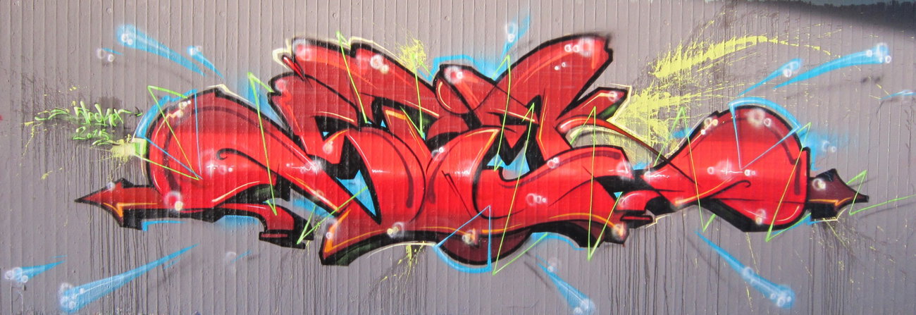 Graffiti Wall - Photo by Verstecker - stek, dresden