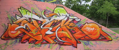 Graffiti Wall - Photo by Verstecker - stek, dresden