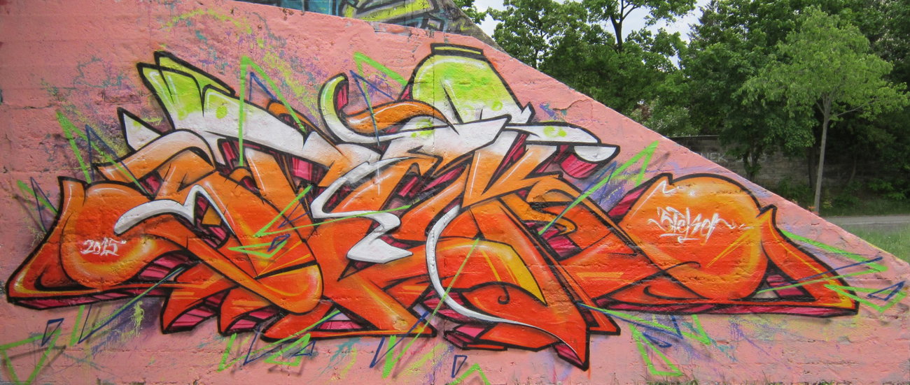 Graffiti Wall - Photo by Verstecker - stek, dresden