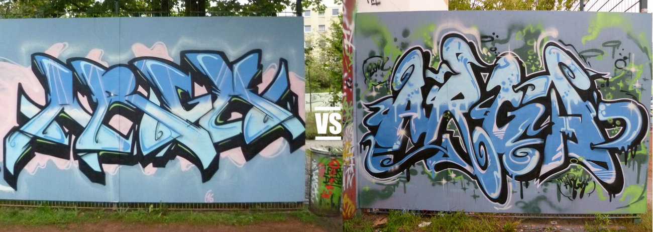 Graffiti Wall - Photo by Verstecker - stek, cik