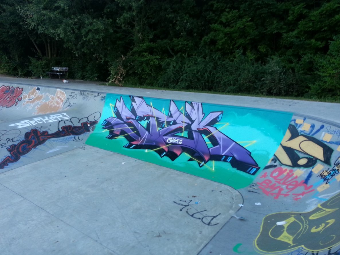 Graffiti Wall - Photo by Verstecker - Stek