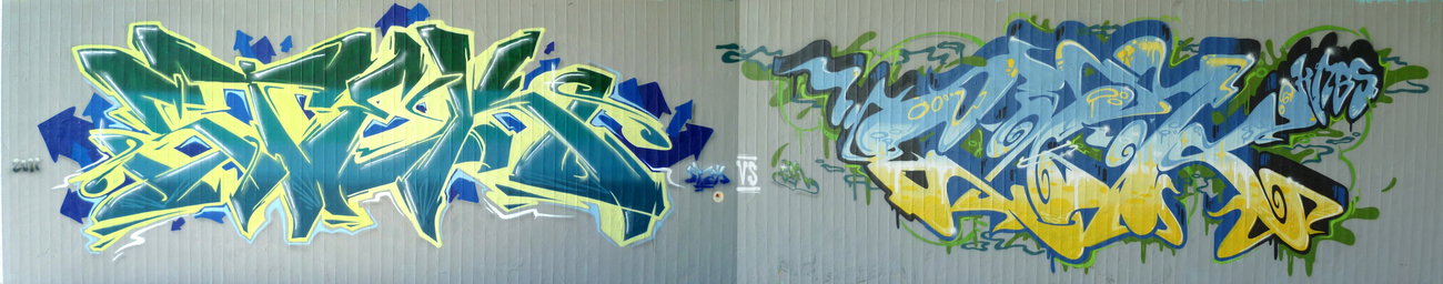 Graffiti Wall - Photo by Verstecker - stek, cik, vote