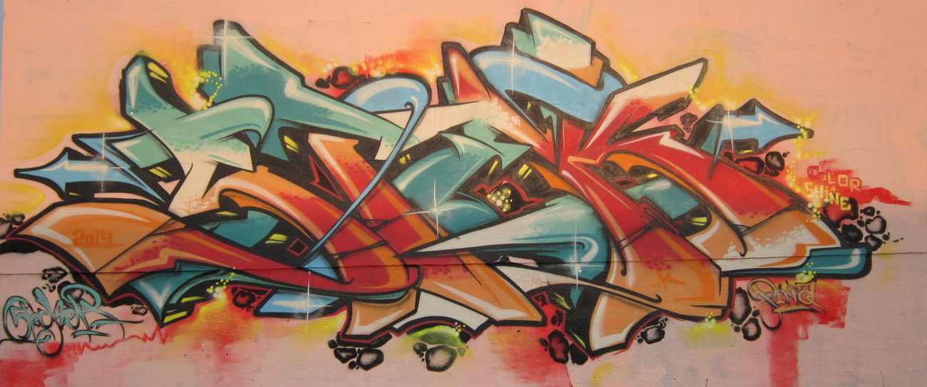 Graffiti Wall - Photo by Verstecker - stek, dresden