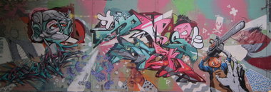 Graffiti Wall - Photo by Verstecker - ZASU, HAID, CLONE