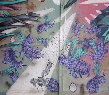 Graffiti Wall - Photo by Verstecker - Benuz, Dresden