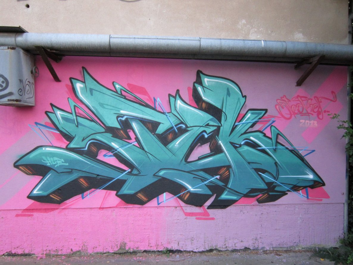 Graffiti Wall - Photo by Verstecker - Stek