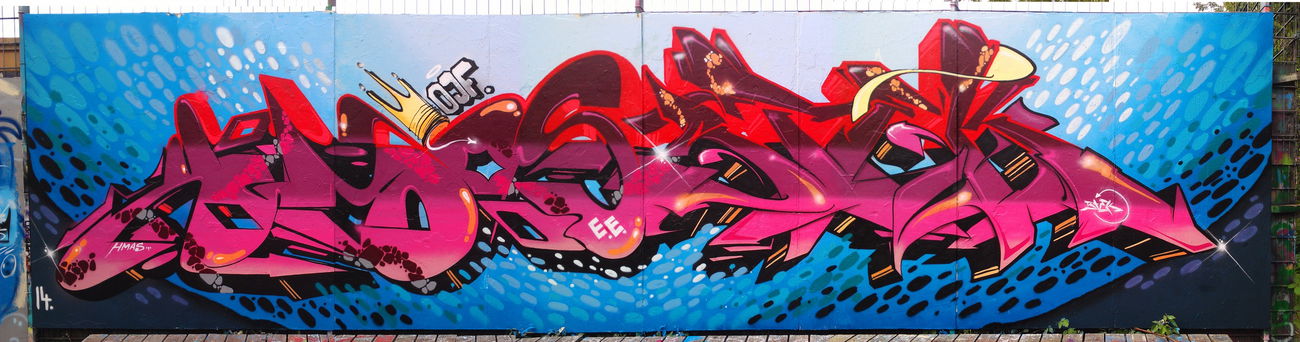 Graffiti Wall - Photo by Verstecker - hmas, stek, dresden