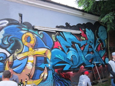 Graffiti Wall - Photo by Verstecker - Stek, Dresden